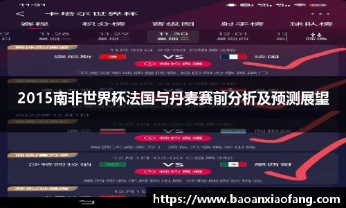 2015南非世界杯法国与丹麦赛前分析及预测展望